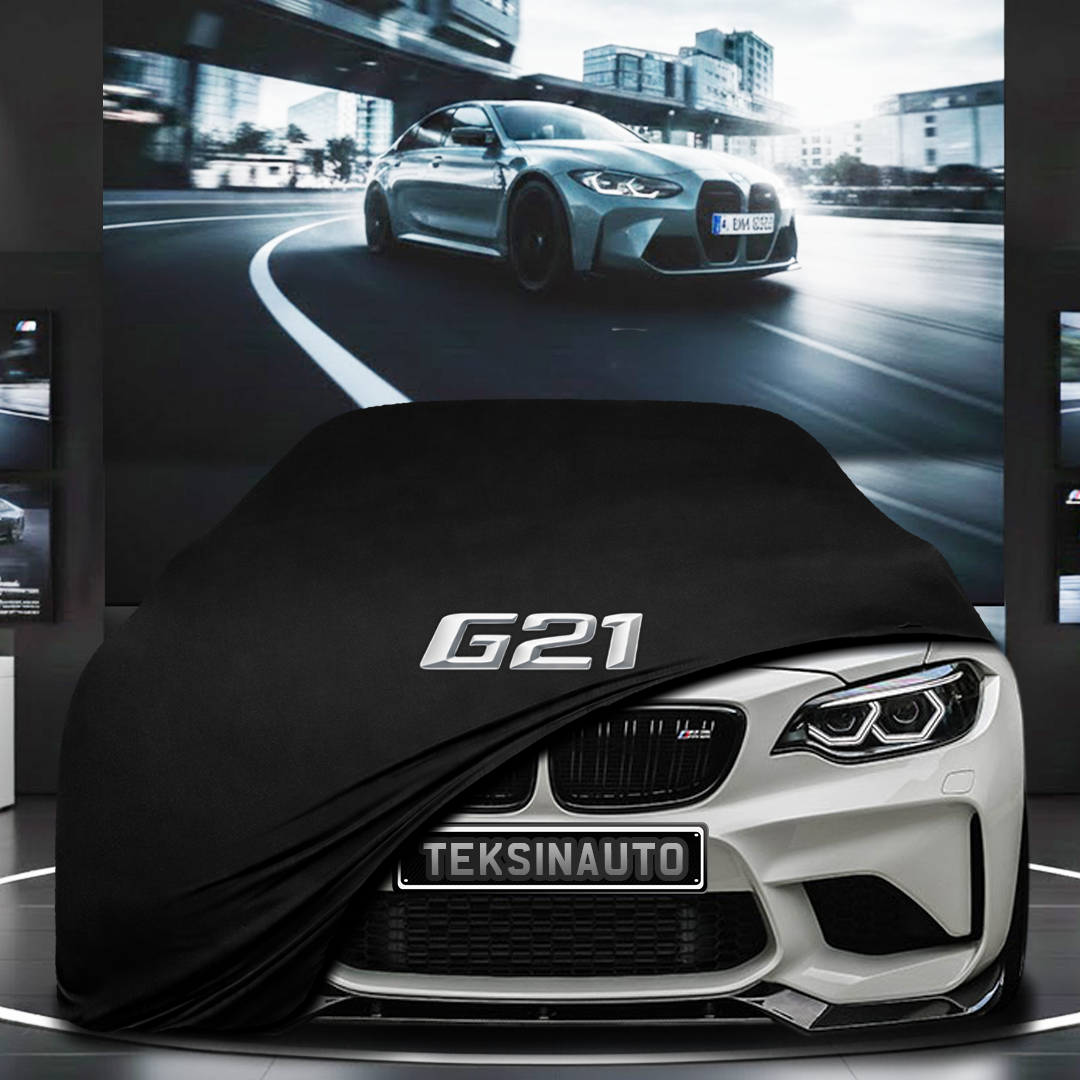 BMW 3 G21 TOURİNG (2019-) Custom Fit Indoor Car Cover Soft Stretch Black Gray Blue Red Dust Protection Garage Cover Laser Cut + Bag