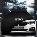 BMW 5 G30 (2016-) Custom Fit Indoor Car Cover Soft Stretch Black Gray Blue Red Dust Protection Garage Cover Laser Cut + Bag
