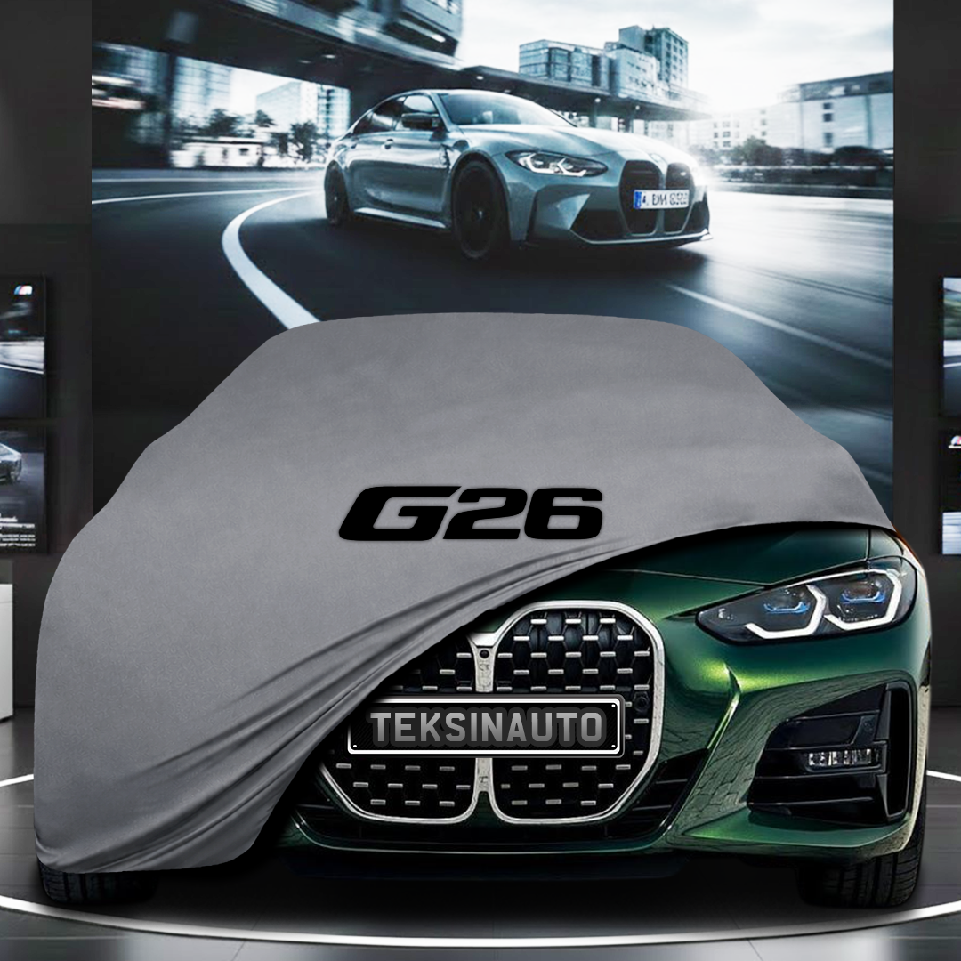 BMW 4 G26 GRANCOUPE (2020-) Custom Fit Indoor Car Cover Soft Stretch Black Gray Blue Red Dust Protection Garage Cover Laser Cut + Bag