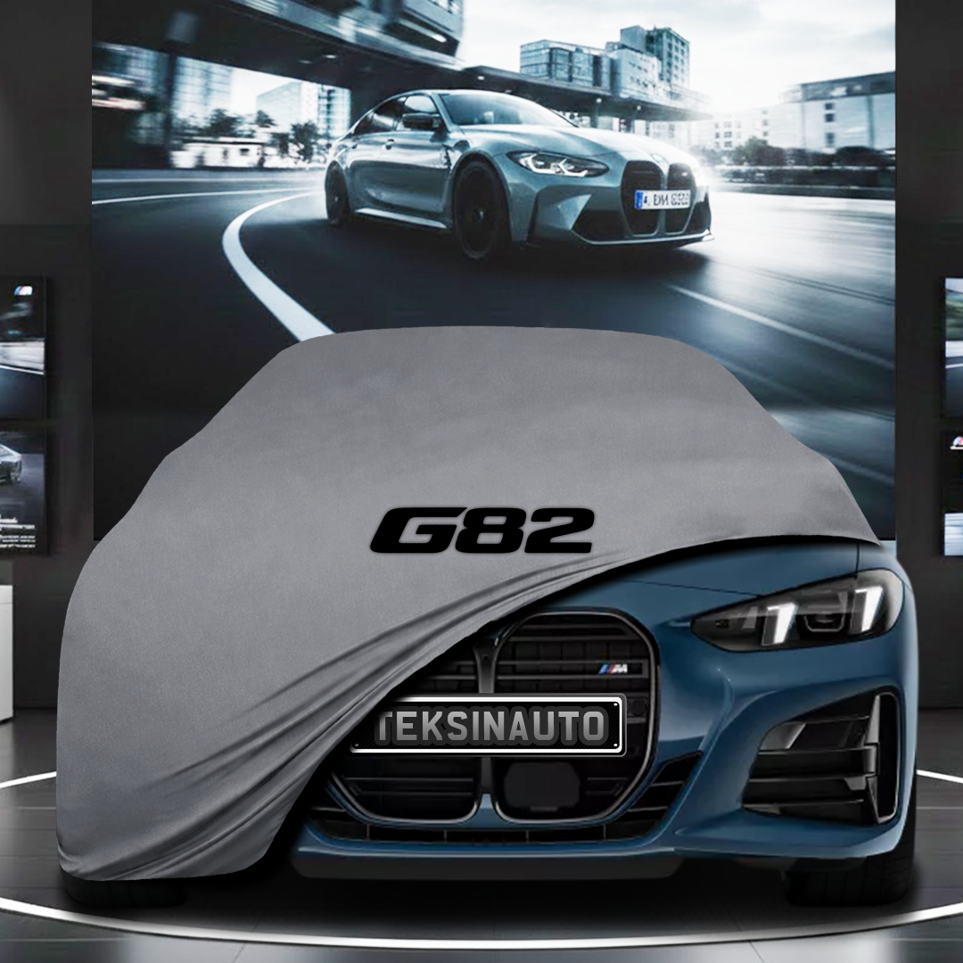 BMW M4 G82 COUPE (2024-) Custom Fit Indoor Car Cover Soft Stretch Black Gray Blue Red Dust Protection Garage Cover Laser Cut + Bag