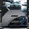 BMW M4 G82 COUPE (2024-) Custom Fit Indoor Car Cover Soft Stretch Black Gray Blue Red Dust Protection Garage Cover Laser Cut + Bag