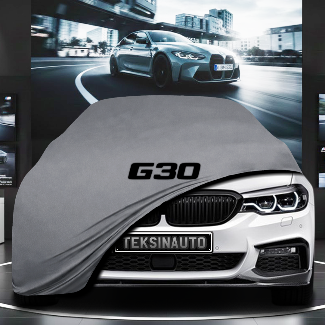 BMW 5 G30 (2016-) Custom Fit Indoor Car Cover Soft Stretch Black Gray Blue Red Dust Protection Garage Cover Laser Cut + Bag