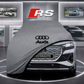 AUDİ Q4 E-TRON Custom Fit Indoor Car Cover Soft Stretch Black Gray Blue Red Dust Protection Garage Cover Laser Cut + Bag