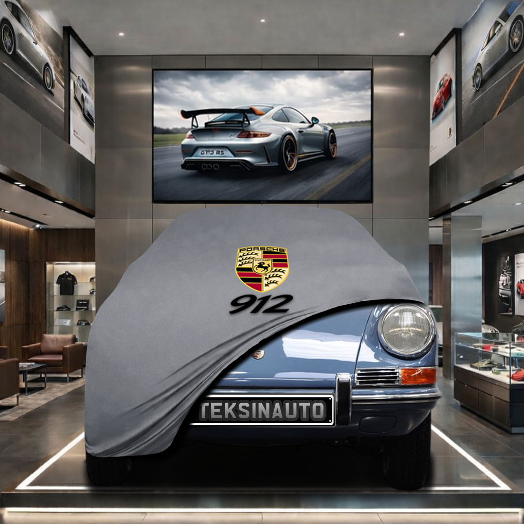 PORSCHE 912 1965-1969 Custom Fit Indoor Car Cover Soft Stretch Black Gray Blue Red Dust Protection Garage Cover Laser Cut + Bag