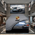 PORSCHE 912 1965-1969 Custom Fit Indoor Car Cover Soft Stretch Black Gray Blue Red Dust Protection Garage Cover Laser Cut + Bag