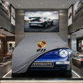 PORSCHE 911 993 1994-1998 Custom Fit Indoor Car Cover Soft Stretch Black Gray Blue Red Dust Protection Garage Cover Laser Cut + Bag