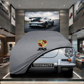 PORSCHE 356 1948-1955 Custom Fit Indoor Car Cover Soft Stretch Black Gray Blue Red Dust Protection Garage Cover Laser Cut + Bag