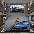 PORSCHE 911 996 1997-2001 Custom Fit Indoor Car Cover Soft Stretch Black Gray Blue Red Dust Protection Garage Cover Laser Cut + Bag