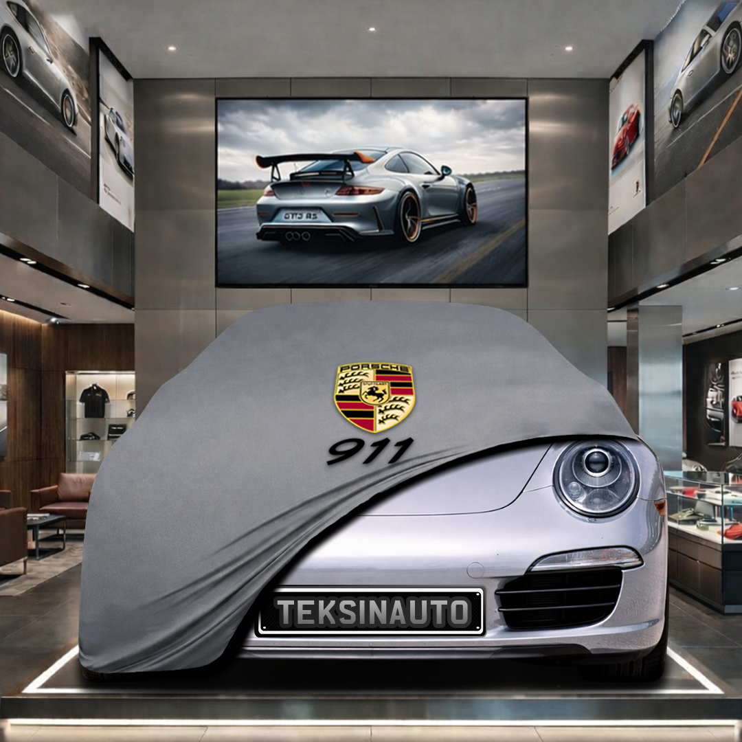 PORSCHE 911 991-2 CABRİOLET 2015-2018 Custom Fit Indoor Car Cover Soft Stretch Black Gray Blue Red Dust Protection Garage Cover Laser Cut + Bag