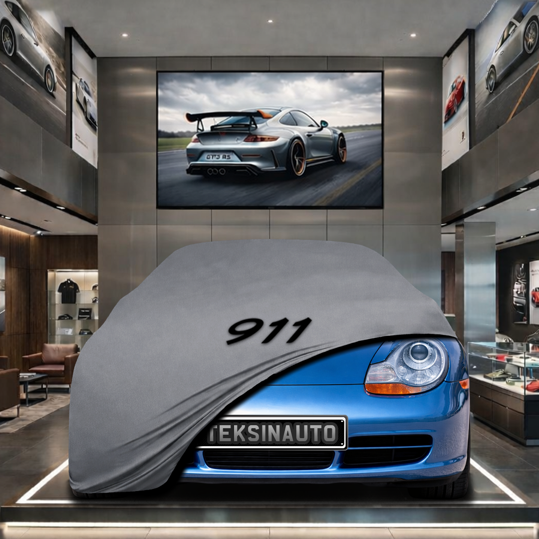 PORSCHE 911 996 1997-2001 Custom Fit Indoor Car Cover Soft Stretch Black Gray Blue Red Dust Protection Garage Cover Laser Cut + Bag