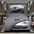 PORSCHE 911 996 2000-2006 Custom Fit Indoor Car Cover Soft Stretch Black Gray Blue Red Dust Protection Garage Cover Laser Cut + Bag