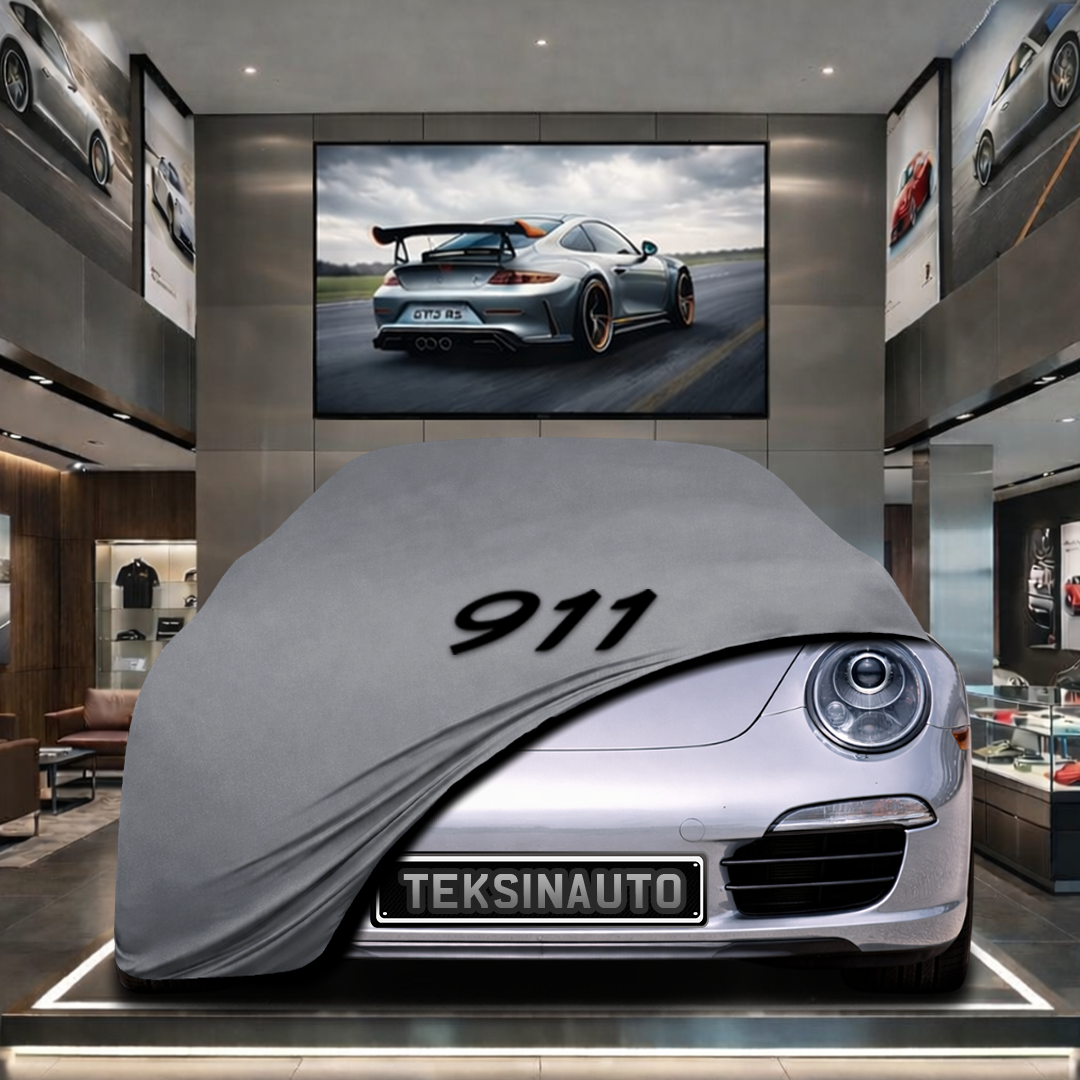 PORSCHE 911 991-2 CABRİOLET 2015-2018 Custom Fit Indoor Car Cover Soft Stretch Black Gray Blue Red Dust Protection Garage Cover Laser Cut + Bag