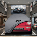 PORSCHE 911 964 1989-1993 Custom Fit Indoor Car Cover Soft Stretch Black Gray Blue Red Dust Protection Garage Cover Laser Cut + Bag