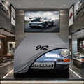 PORSCHE 912 1965-1969 Custom Fit Indoor Car Cover Soft Stretch Black Gray Blue Red Dust Protection Garage Cover Laser Cut + Bag