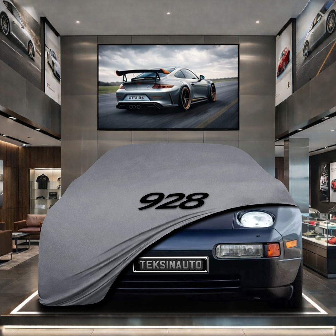 PORSCHE 928 1977-1995 Custom Fit Indoor Car Cover Soft Stretch Black Gray Blue Red Dust Protection Garage Cover Laser Cut + Bag