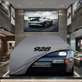 PORSCHE 928 1977-1995 Custom Fit Indoor Car Cover Soft Stretch Black Gray Blue Red Dust Protection Garage Cover Laser Cut + Bag