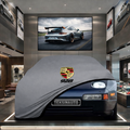 PORSCHE 928 1977-1995 Custom Fit Indoor Car Cover Soft Stretch Black Gray Blue Red Dust Protection Garage Cover Laser Cut + Bag