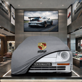 PORSCHE 959 1987-1988 Custom Fit Indoor Car Cover Soft Stretch Black Gray Blue Red Dust Protection Garage Cover Laser Cut + Bag