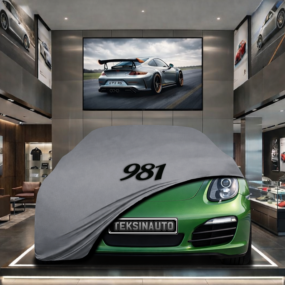 Porsche Boxster 981 (2012-2016) Custom Fit Indoor Car Cover Soft Stretch Black Gray Blue Red Dust Protection Garage Cover Laser Cut + Bag