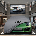 Porsche Boxster 981 (2012-2016) Custom Fit Indoor Car Cover Soft Stretch Black Gray Blue Red Dust Protection Garage Cover Laser Cut + Bag