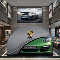 Porsche Boxster 981 (2012-2016) Custom Fit Indoor Car Cover Soft Stretch Black Gray Blue Red Dust Protection Garage Cover Laser Cut + Bag
