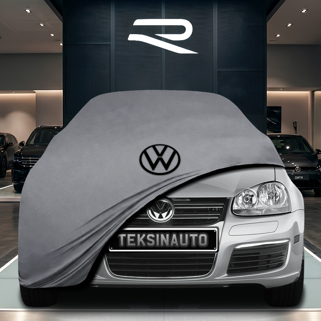 Volkswagen Golf 5 (2003-2008) Custom Fit Indoor Car Cover Soft Stretch Black Gray Blue Red Dust Protection Garage Cover Laser Cut + Bag