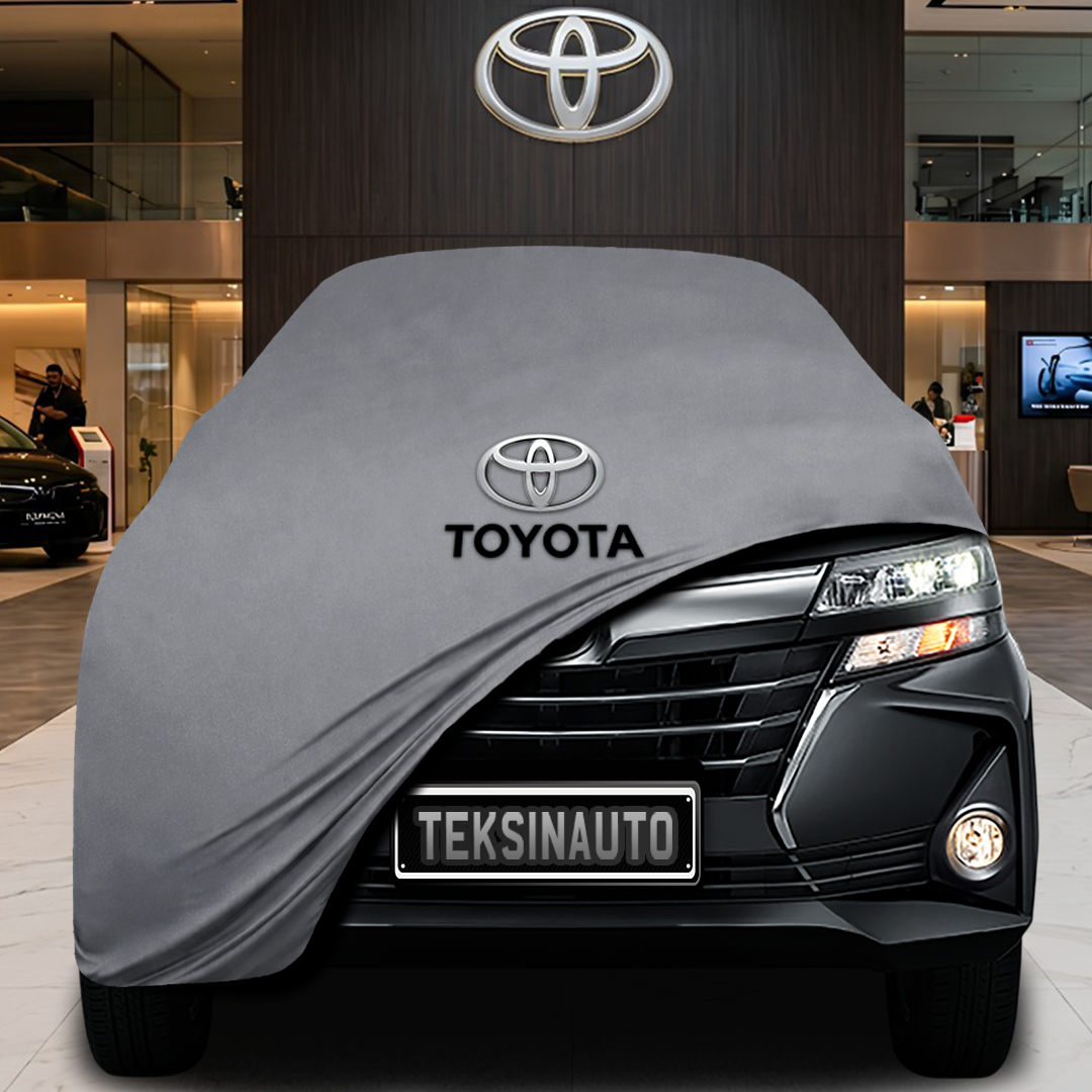 TOYOTA AVANZA Custom Fit Indoor Car Cover Soft Stretch Black Gray Blue Red Dust Protection Garage Cover Laser Cut + Bag