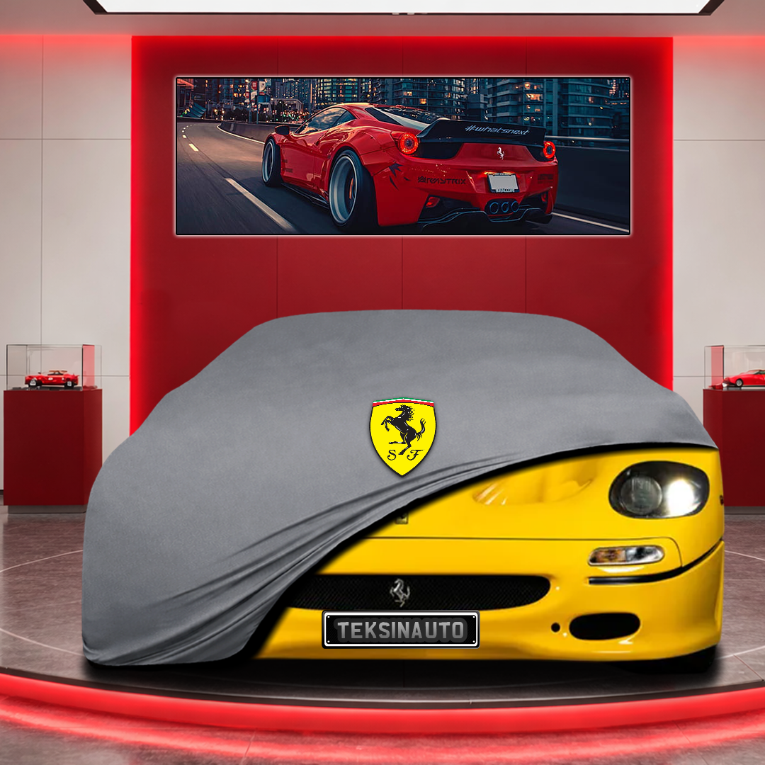 Ferrari F50 Custom Fit Indoor Car Cover Soft Stretch Black Gray Blue Red Dust Protection Garage Cover Laser Cut + Bag