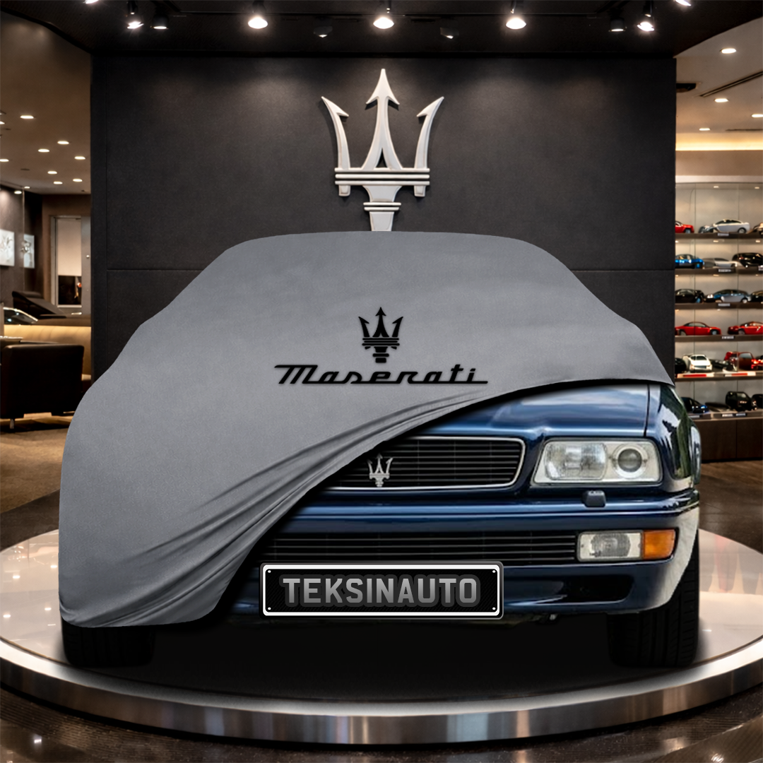 MASERATİ QUATTROPORTE (1994-1998) Custom Fit Indoor Car Cover Soft Stretch Black Gray Blue Red Dust Protection Garage Cover Laser Cut + Bag