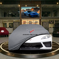 Chevrolet Corvette C8 (2020-) Custom Fit Indoor Car Cover Soft Stretch Black Gray Blue Red Dust Protection Garage Cover Laser Cut + Bag