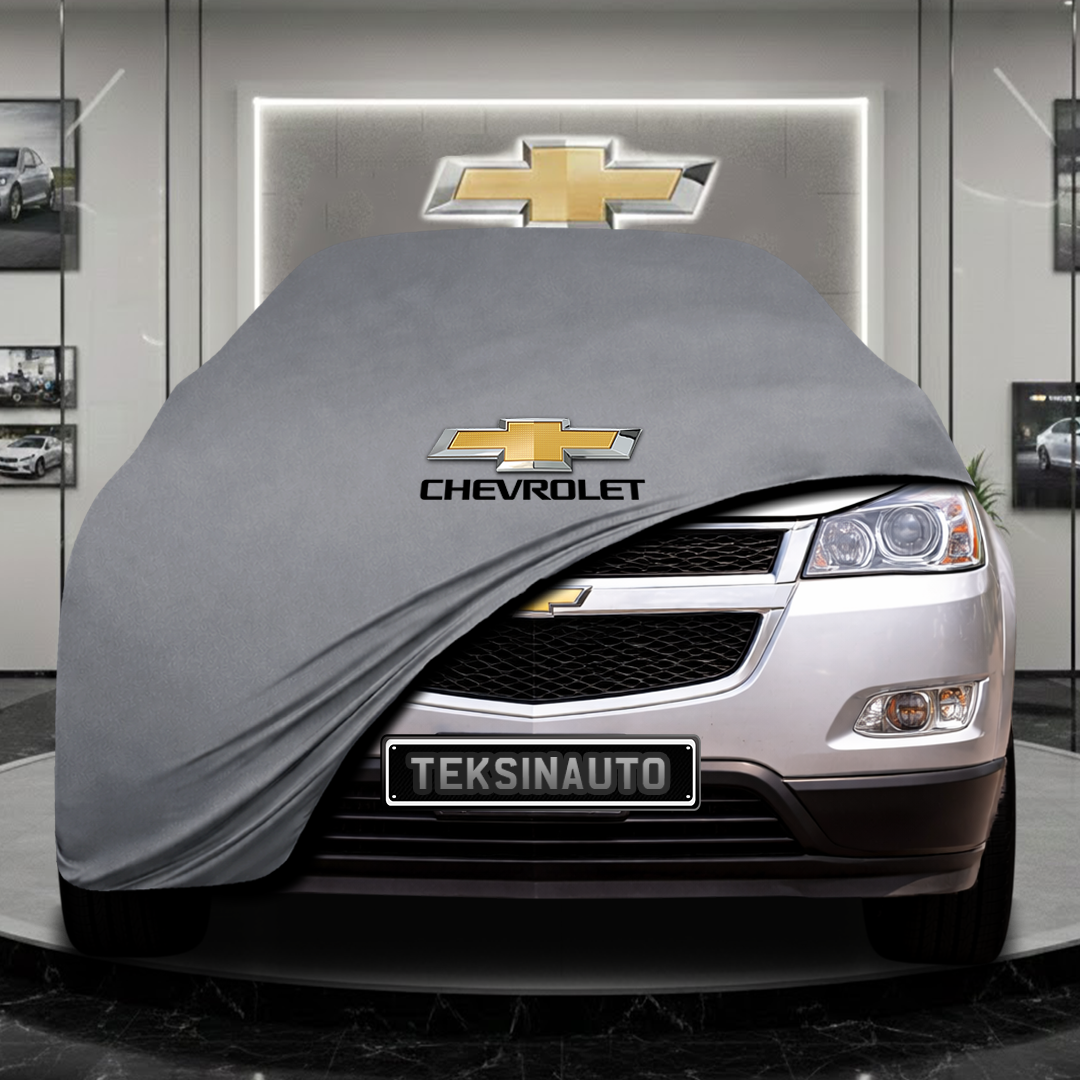 CHEVROLET TRAVERSE 1 (2009-2017) Custom Fit Indoor Car Cover Soft Stretch Black Gray Blue Red Dust Protection Garage Cover Laser Cut + Bag