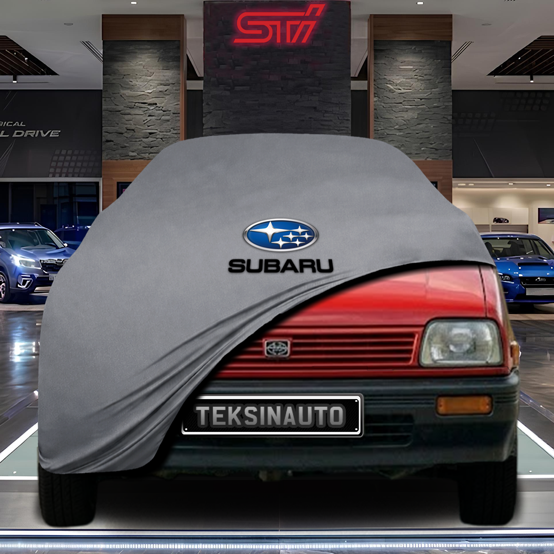 Subaru Justy 1 (1984 - 1989)  Custom Fit Indoor Car Cover Soft Stretch Black Gray Blue Red Dust Protection Garage Cover Laser Cut + Bag