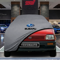 Subaru Justy 1 (1984 - 1989)  Custom Fit Indoor Car Cover Soft Stretch Black Gray Blue Red Dust Protection Garage Cover Laser Cut + Bag
