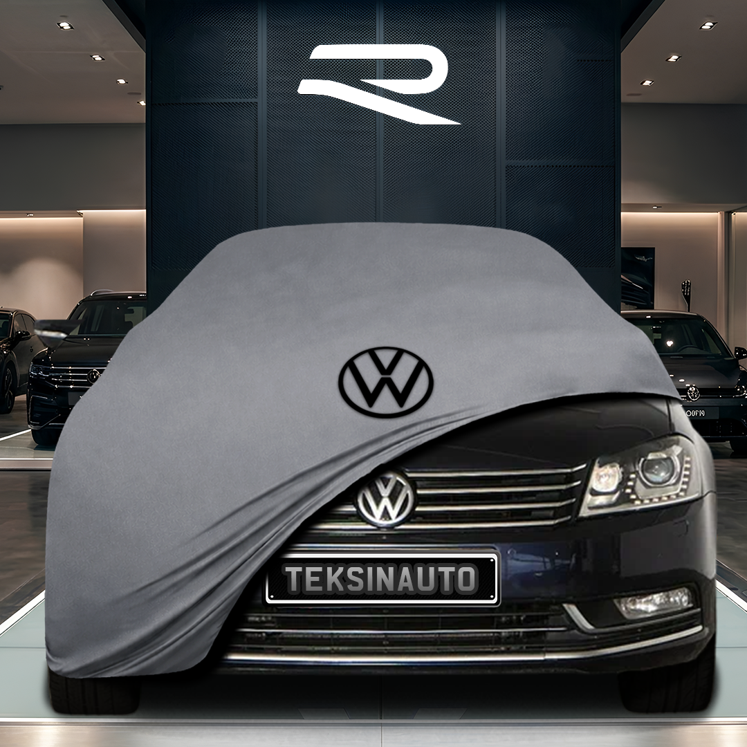 Volkswagen Passat B7 Sedan (2010-2014) Custom Fit Indoor Car Cover Soft Stretch Black Gray Blue Red Dust Protection Garage Cover Laser Cut + Bag