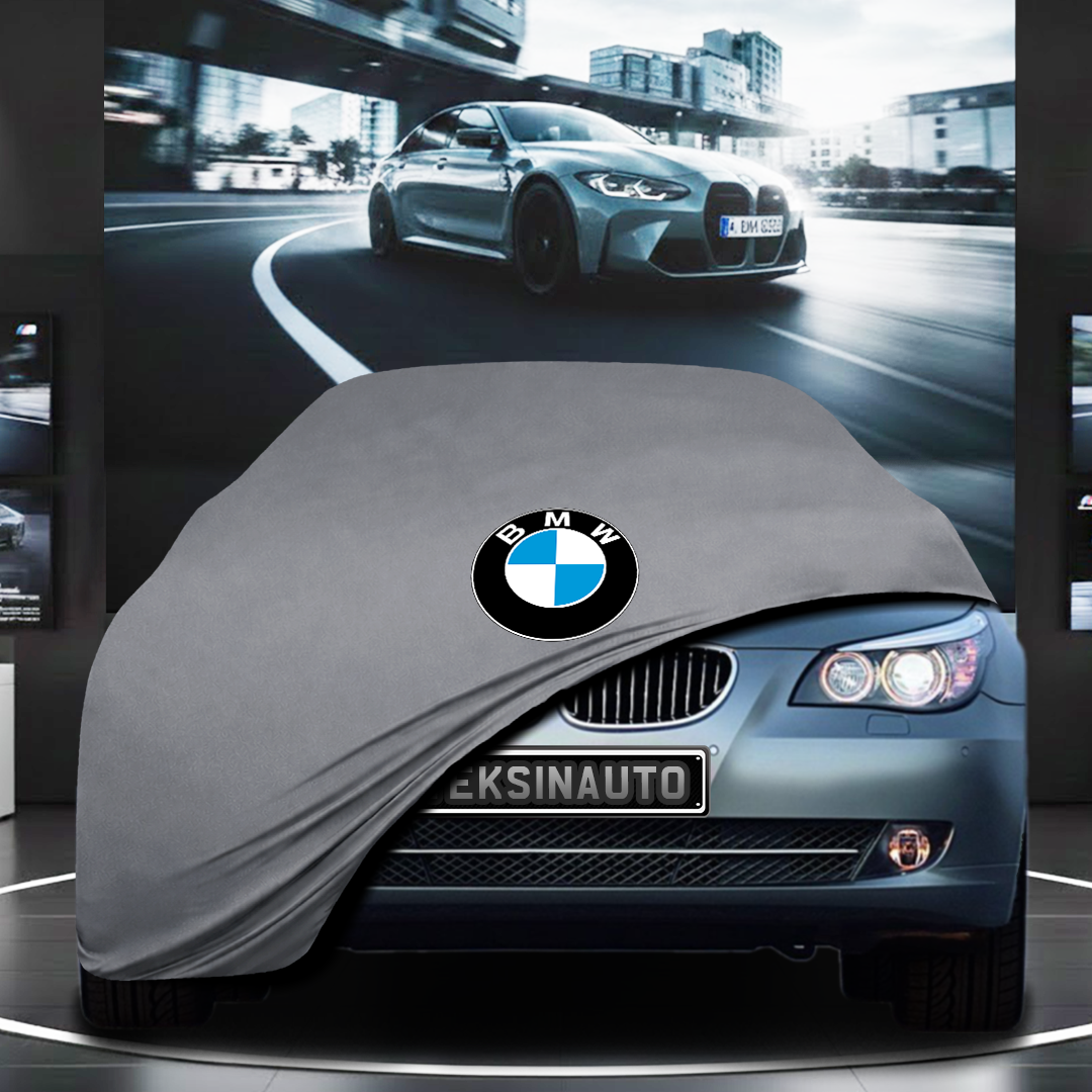 BMW E60 M5 (2003-2010) Custom Fit Indoor Car Cover Soft Stretch Black Gray Blue Red Dust Protection Garage Cover Laser Cut + Bag