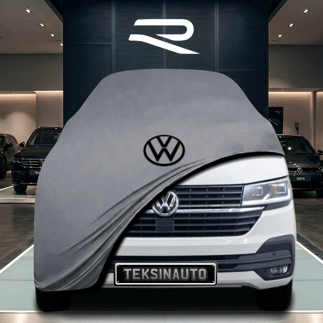 Volkswagen Transporter T6 (2015-2023) Custom Fit Indoor Car Cover Soft Stretch Black Gray Blue Red Dust Protection Garage Cover Laser Cut + BagColor