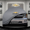 CHEVROLET SİLVERADO 3 1500 DOUBLE CAB (2013-2016) Custom Fit Indoor Car Cover Soft Stretch Black Gray Blue Red Dust Protection Garage Cover Laser Cut + Bag
