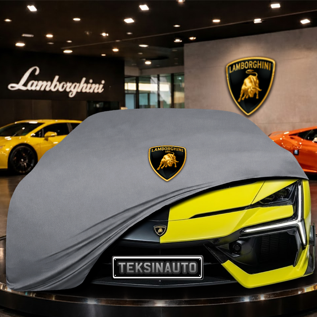 LAMBORGHİNİ FENOMENO 2025- Custom Fit Indoor Car Cover Soft Stretch Black Gray Blue Red Dust Protection Garage Cover Laser Cut + Bag