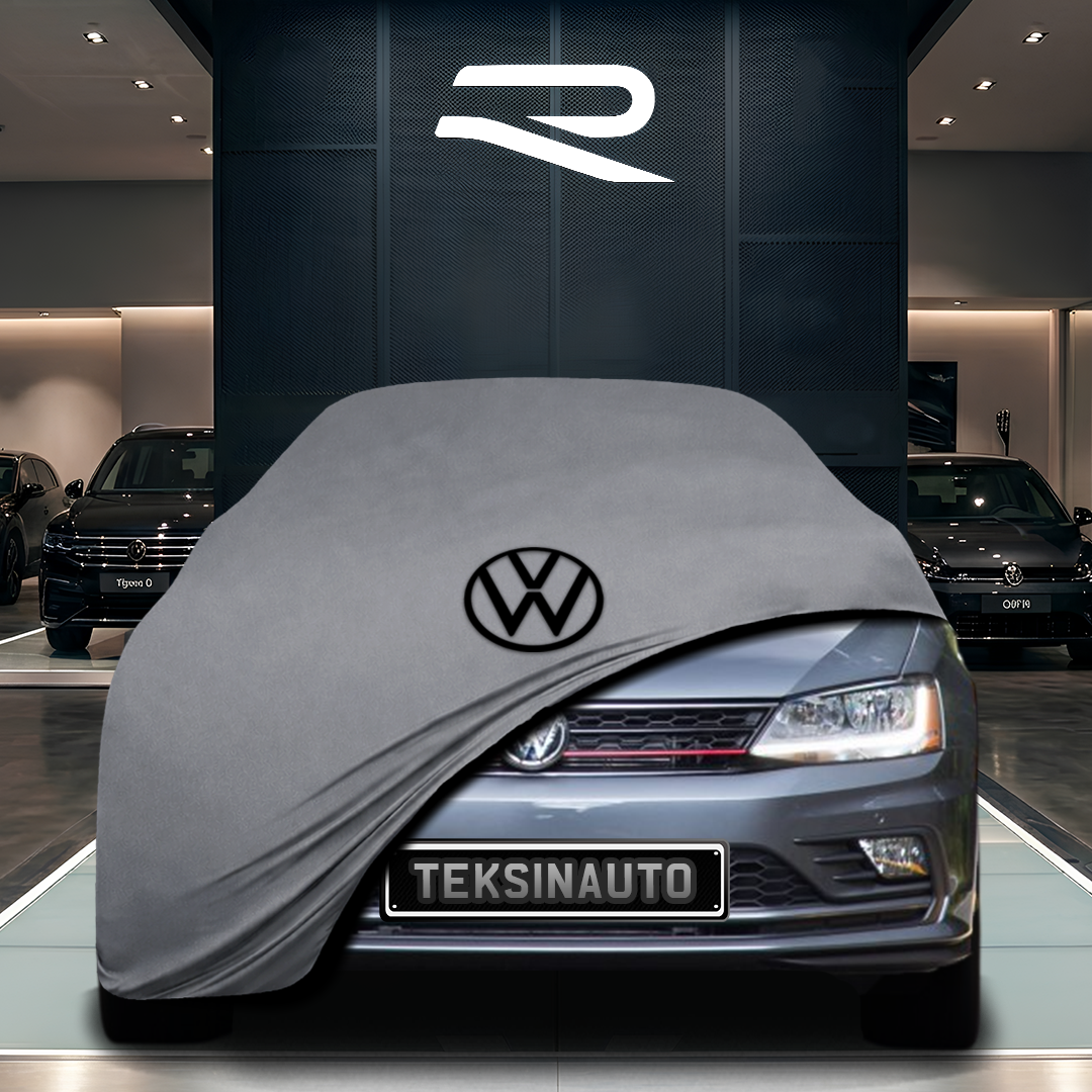 Volkswagen Jetta 6 (2010-2018) Custom Fit Indoor Car Cover Soft Stretch Black Gray Blue Red Dust Protection Garage Cover Laser Cut + Bag