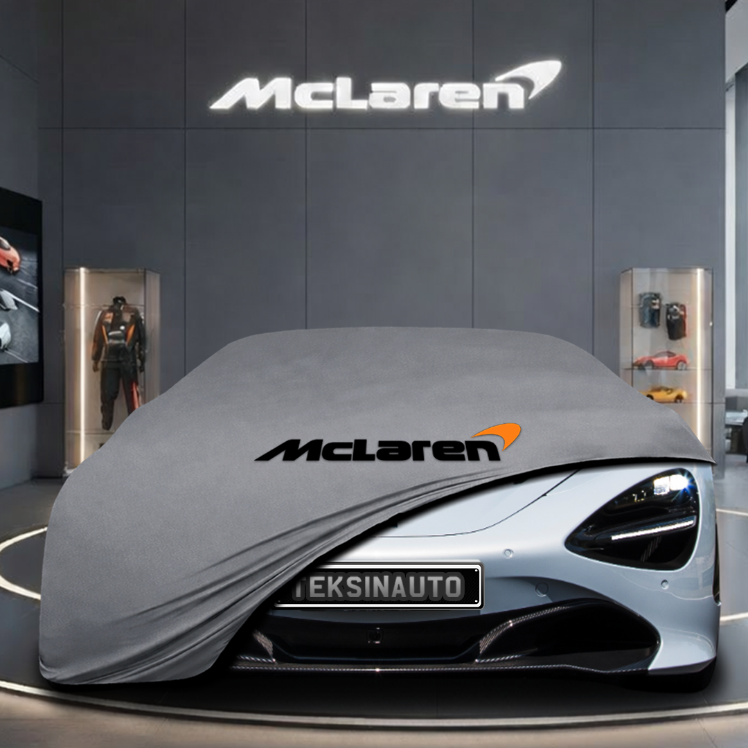 McLaren 720S (2017-2023) Custom Fit Indoor Car Cover Soft Stretch Black Gray Blue Red Dust Protection Garage Cover Laser Cut + Bag