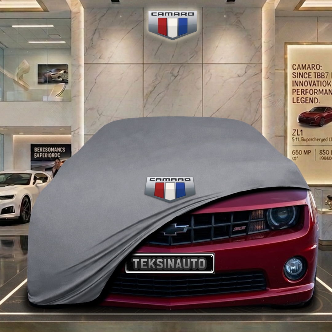 CHEVROLET CAMARO 5 (2011-2016) Custom Fit Indoor Car Cover Soft Stretch Black Gray Blue Red Dust Protection Garage Cover Laser Cut + Bag
