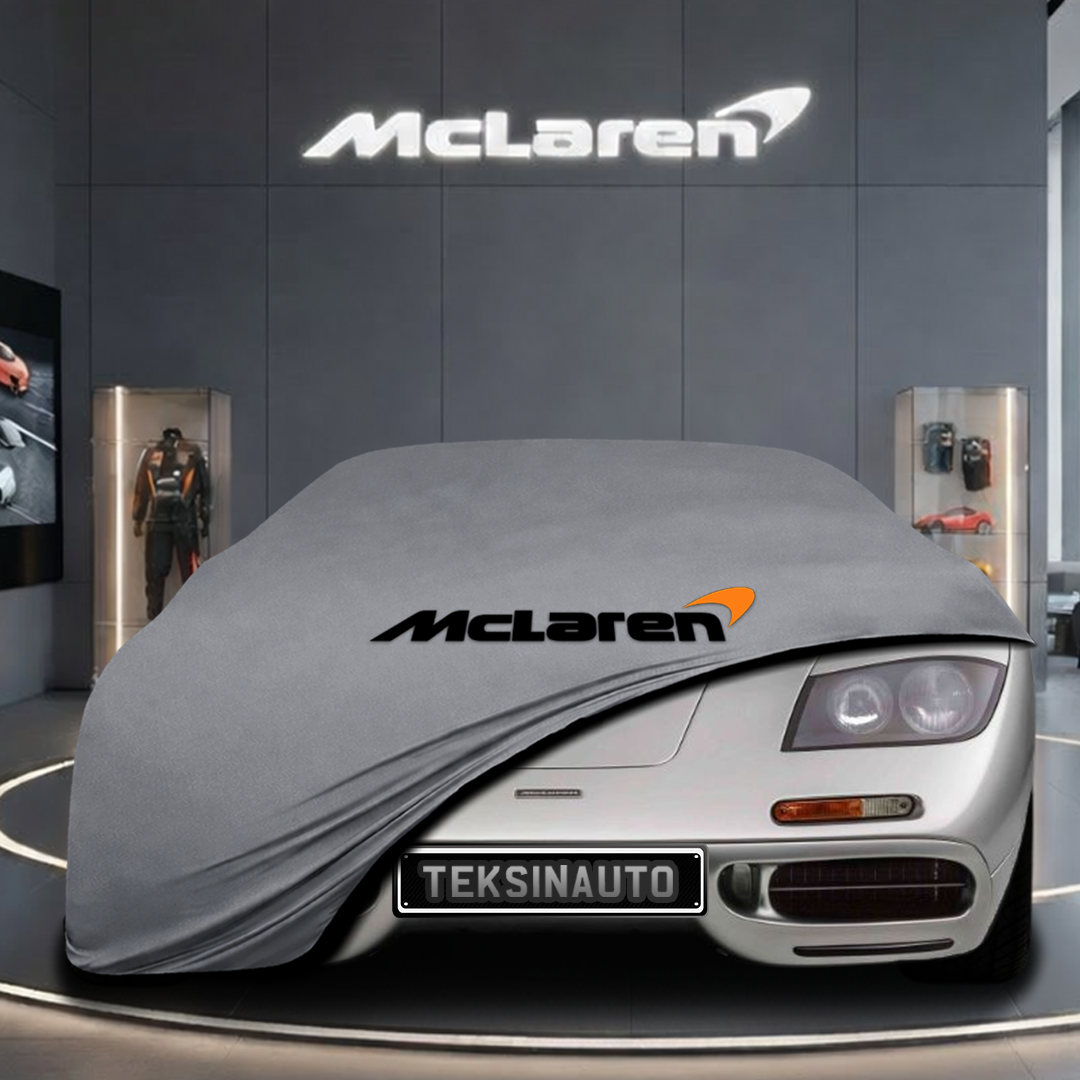 McLaren F1 (1992-2000) Custom Fit Indoor Car Cover Soft Stretch Black Gray Blue Red Dust Protection Garage Cover Laser Cut + Bag