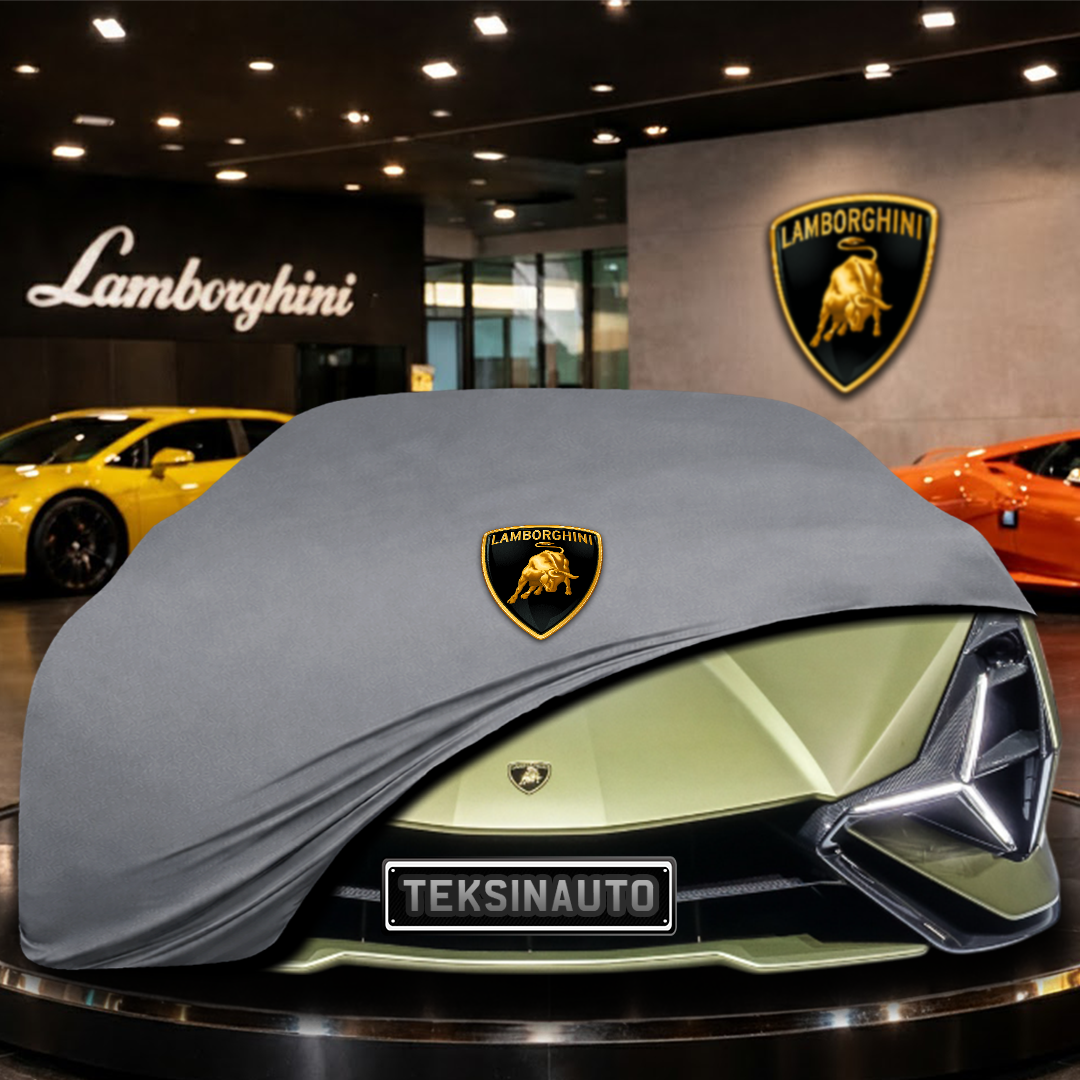 Lamborghini Sian (2019-2022) Custom Fit Indoor Car Cover Soft Stretch Black Gray Blue Red Dust Protection Garage Cover Laser Cut + Bag