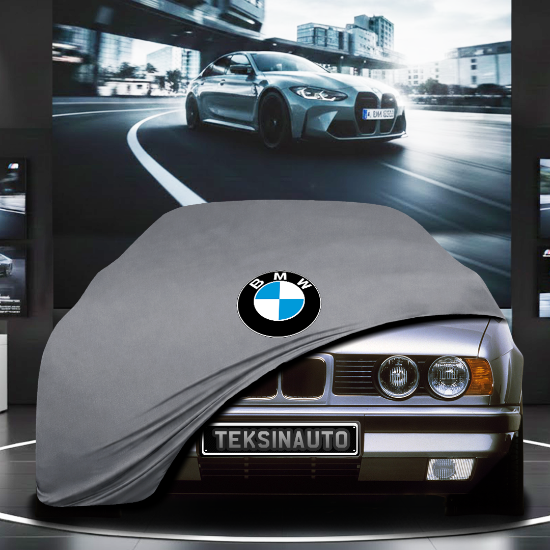 BMW 5 E34 (1988-1996) Custom Fit Indoor Car Cover Soft Stretch Black Gray Blue Red Dust Protection Garage Cover Laser Cut + Bag