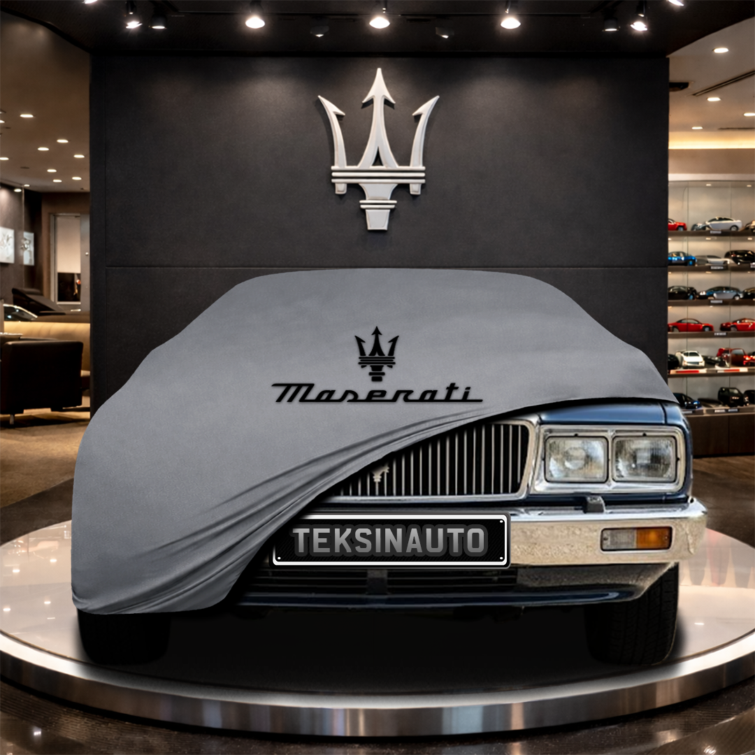 MASERATİ QUATTROPORTE (1978-1988) Custom Fit Indoor Car Cover Soft Stretch Black Gray Blue Red Dust Protection Garage Cover Laser Cut + Bag