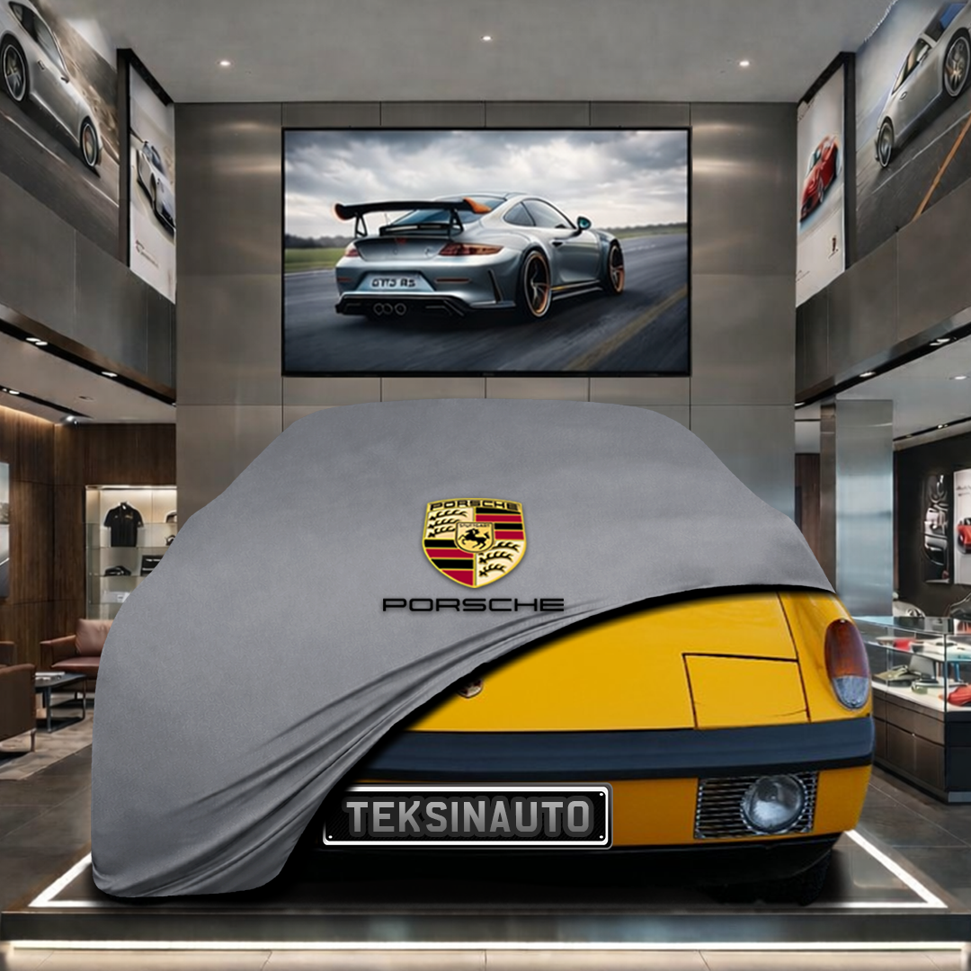 PORSCHE 914 1969-1976 Custom Fit Indoor Car Cover Soft Stretch Black Gray Blue Red Dust Protection Garage Cover Laser Cut + Bag