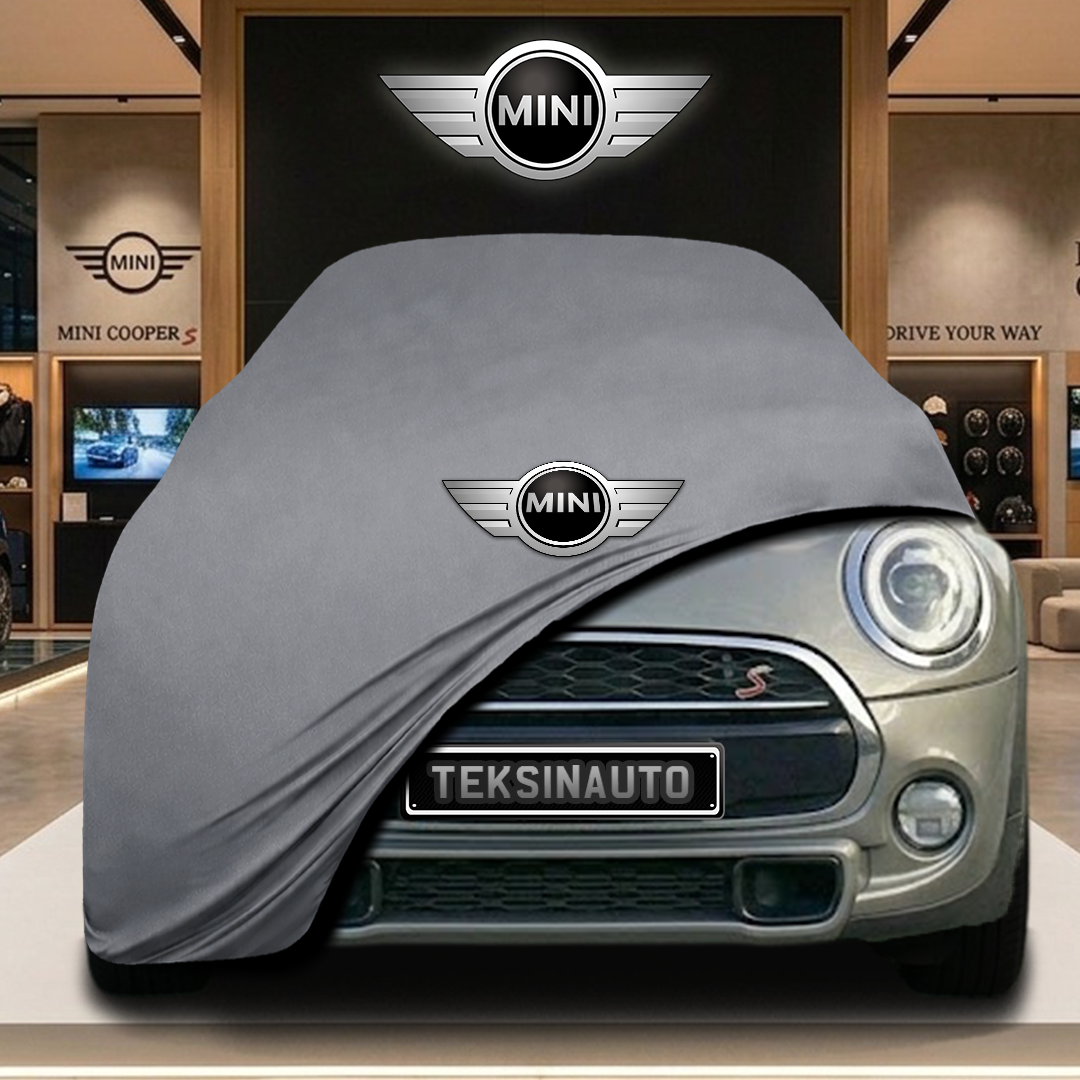 MİNİ COOPER HATCH F55 Custom Fit Indoor Car Cover Soft Stretch Black Gray Blue Red Dust Protection Garage Cover Laser Cut + Bag