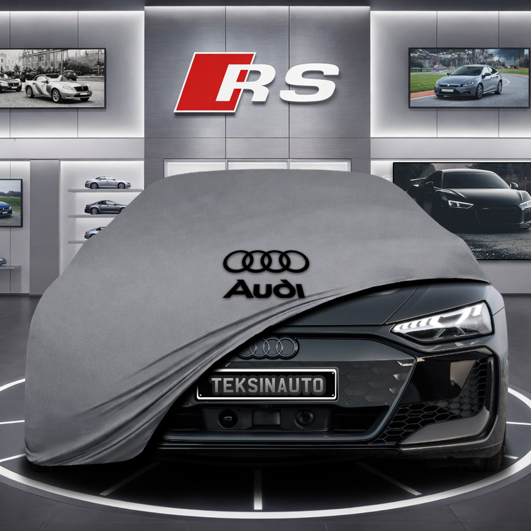 AUDİ E-TRON GT 2025- Custom Fit Indoor Car Cover Soft Stretch Black Gray Blue Red Dust Protection Garage Cover Laser Cut + Bag