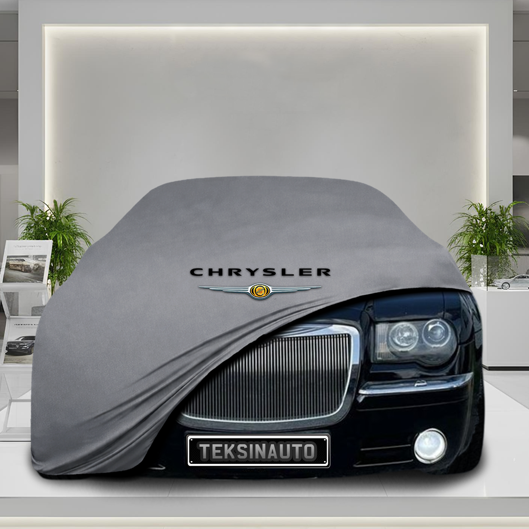 Chrysler 300 (2004-2010) Custom Fit Indoor Car Cover Soft Stretch Black Gray Blue Red Dust Protection Garage Cover Laser Cut + Bag
