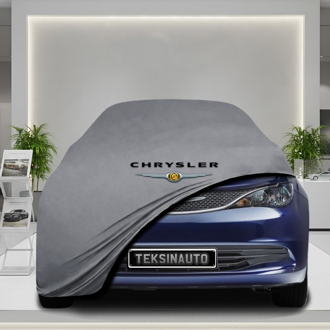 Chrysler Voyager 6 (2019-)  Custom Fit Indoor Car Cover Soft Stretch Black Gray Blue Red Dust Protection Garage Cover Laser Cut + Bag
